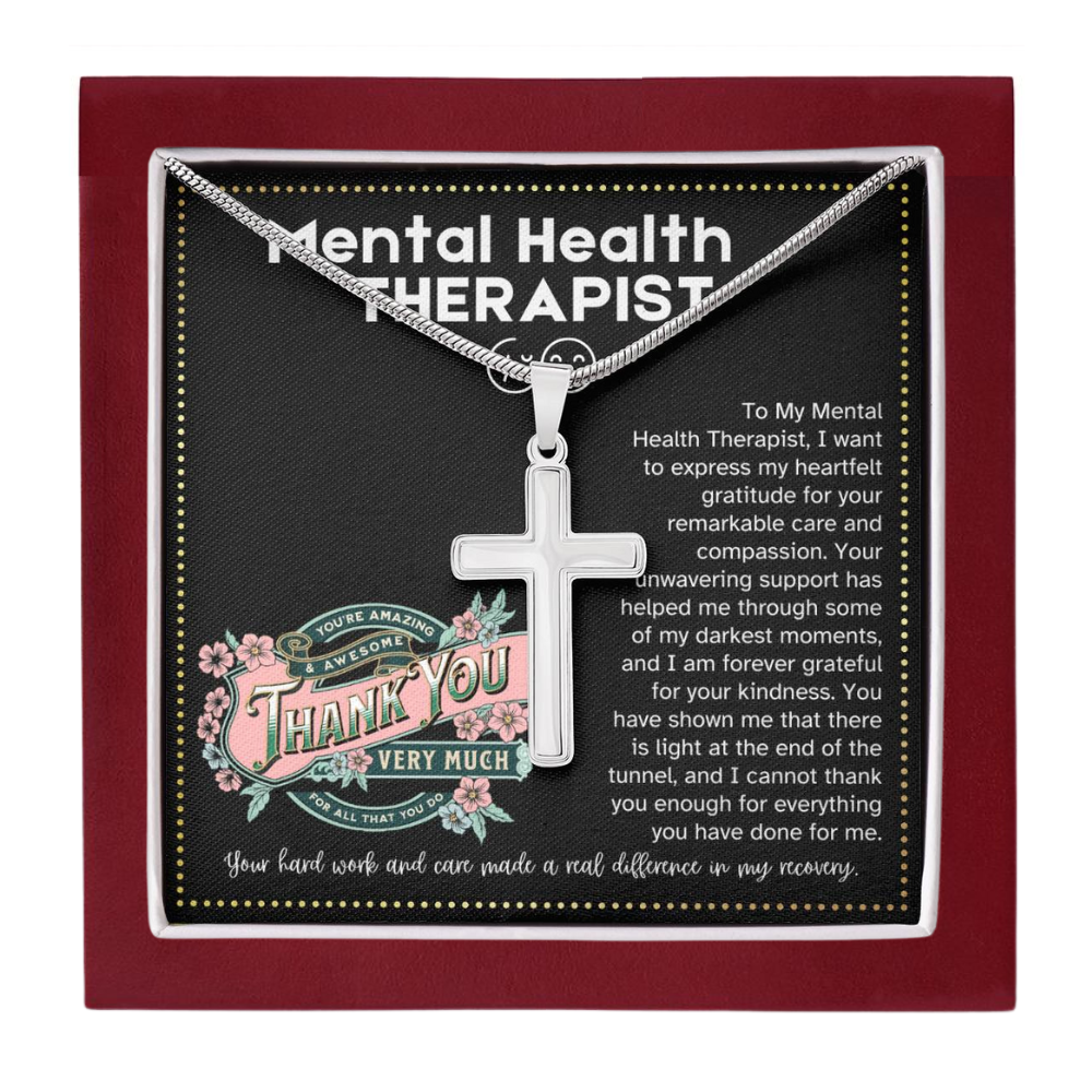 JGF Jewelry Gifts for Family To My Mental Therapist Thank You
