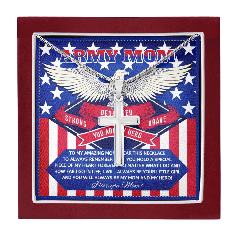JGF Jewelry Gifts for Family US Military Mom Gifts Army from Son And Daughter