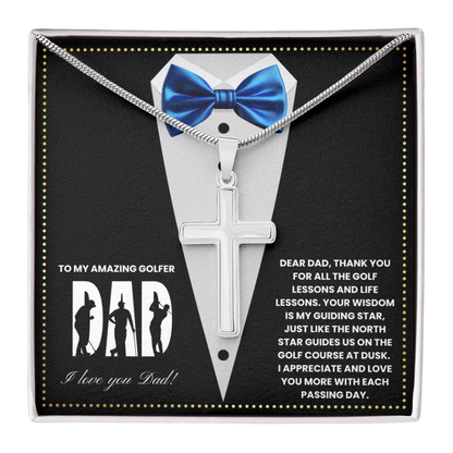 JGF Jewelry Gifts for Family Bonus Golfer Dad Fathers Card Day Gifts Golf