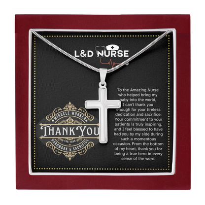 JGF Jewelry Gifts for Family Thank You L & D Nurse