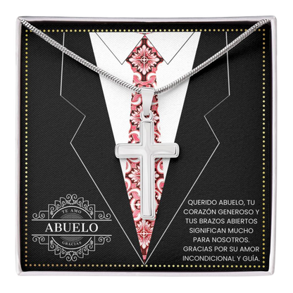 JGF Jewelry Gifts for Family Grandpa Birthday Card Gifts Spanish Regalo Para Abuelo