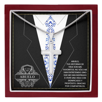 SpanishGrandPa30 JGF Jewelry Gifts for Family Fathers Day Card For Grandpa Spanish Regalo Para Abuelo