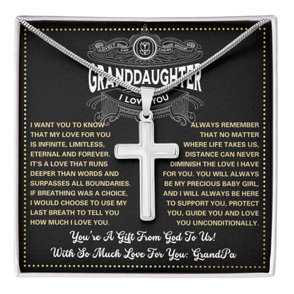 GrandDaughter4 JGF Jewelry Gifts for Family ARTISAN CROSS TEMPLATE - artisancross-BB