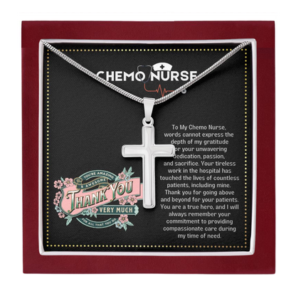 JGF Jewelry Gifts for Family Thank You My Chemo Nurse