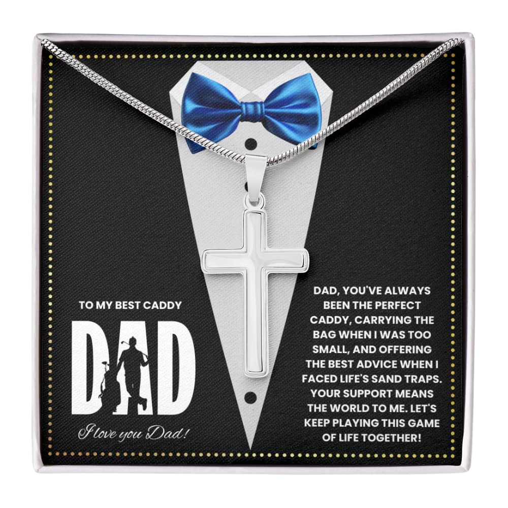 JGF Jewelry Gifts for Family Step Dad Golf Fathers Card Day Gifts Golfer