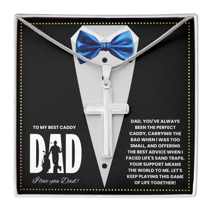 JGF Jewelry Gifts for Family Step Dad Golf Fathers Card Day Gifts Golfer