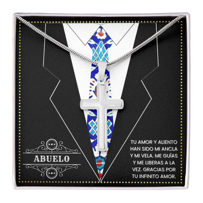 JGF Jewelry Gifts for Family Happy Birthday Grandpa Card Spanish Regalo Para Abuelo