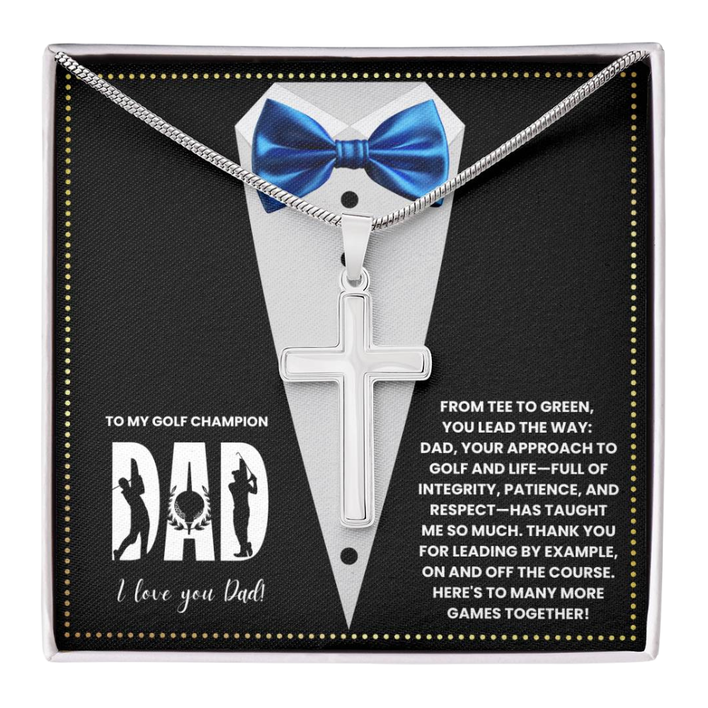 JGF Jewelry Gifts for Family Golfing Gifts For Golfer Dad From Daughter