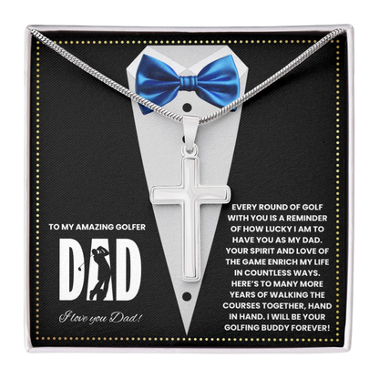 JGF Jewelry Gifts for Family First Fathers Golf Card Day Gifts For New Golfer Dad Golfing Related