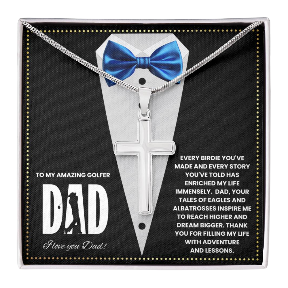 JGF Jewelry Gifts for Family Golf Gifts From Kids For Dad Who Loves Golfing