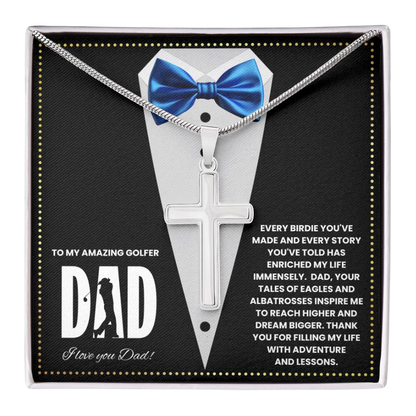 JGF Jewelry Gifts for Family Golf Gifts From Kids For Dad Who Loves Golfing