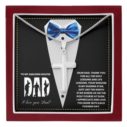 JGF Jewelry Gifts for Family Bonus Golfer Dad Fathers Card Day Gifts Golf