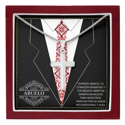 JGF Jewelry Gifts for Family Grandpa Birthday Card Gifts Spanish Regalo Para Abuelo