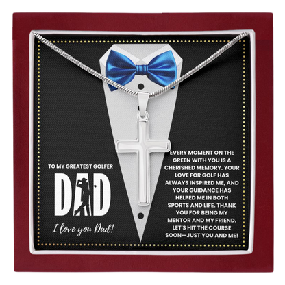 JGF Jewelry Gifts for Family First Fathers Card Day Gifts For New Golfing Dad Golf
