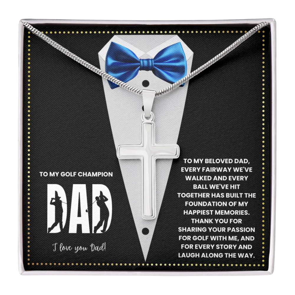 JGF Jewelry Gifts for Family Cool Golfer Dad Golf Gifts From Daughter Golfing