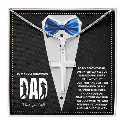 JGF Jewelry Gifts for Family Cool Golfer Dad Golf Gifts From Daughter Golfing