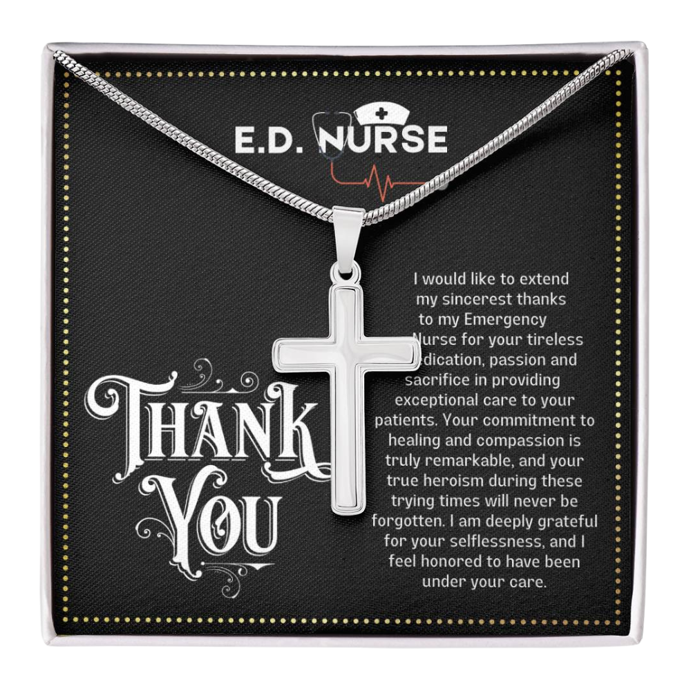 JGF Jewelry Gifts for Family Thank You E.D. Nurse