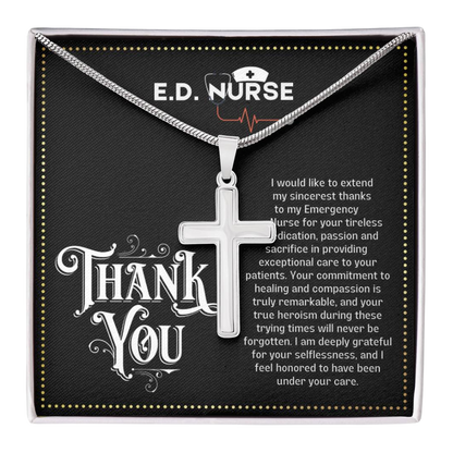 JGF Jewelry Gifts for Family Thank You E.D. Nurse