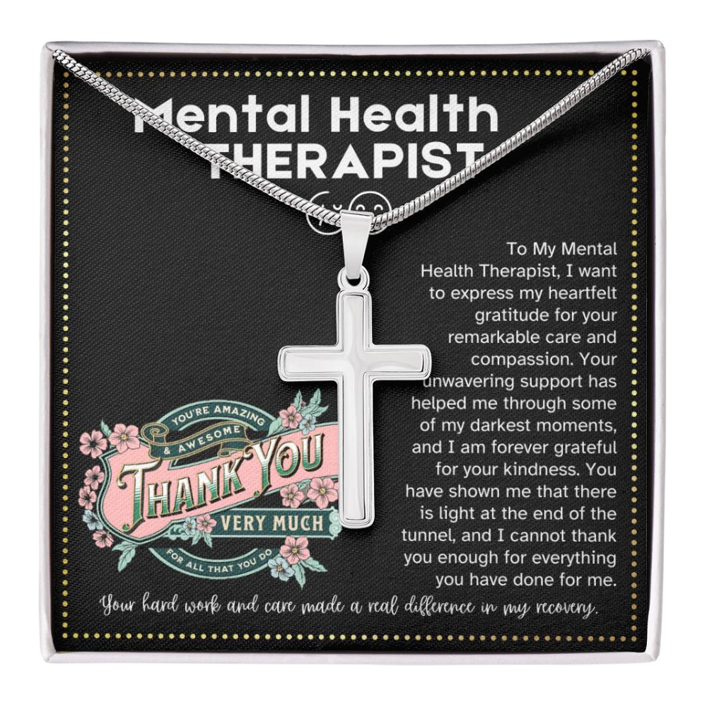 JGF Jewelry Gifts for Family To My Mental Therapist Thank You