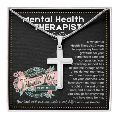 JGF Jewelry Gifts for Family To My Mental Therapist Thank You