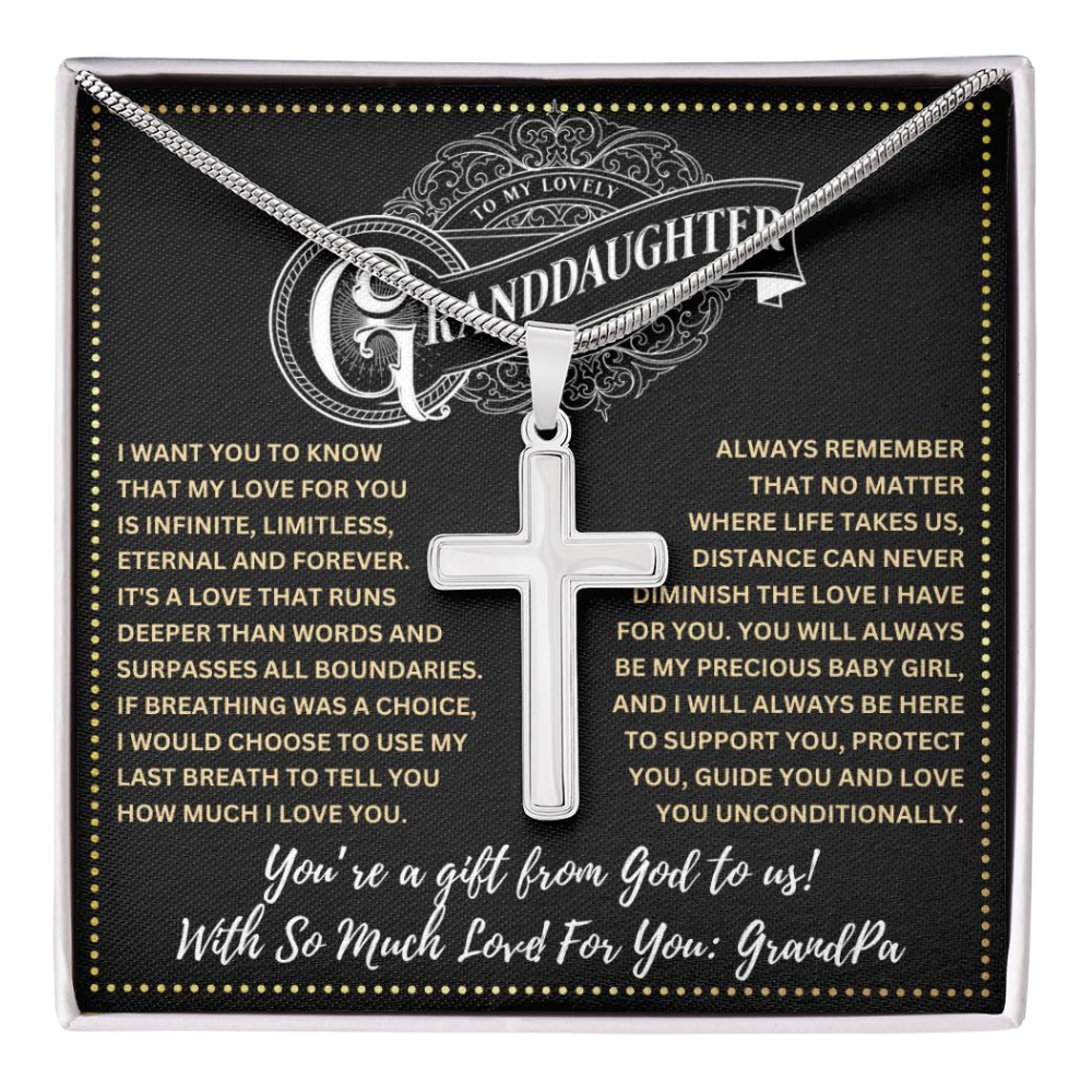 JGF Jewelry Gifts for Family To My GrandDaughter From GrandPa