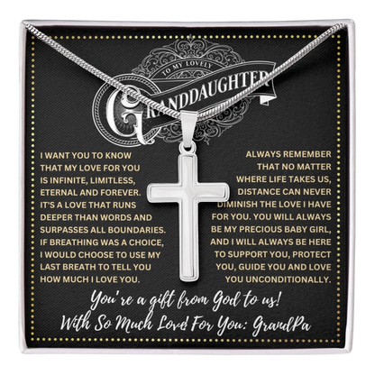 JGF Jewelry Gifts for Family To My GrandDaughter From GrandPa