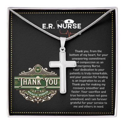 JGF Jewelry Gifts for Family Thank You Emergency Room Nurse