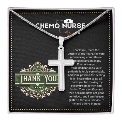 JGF Jewelry Gifts for Family Thank You Chemotheraphy Nurse