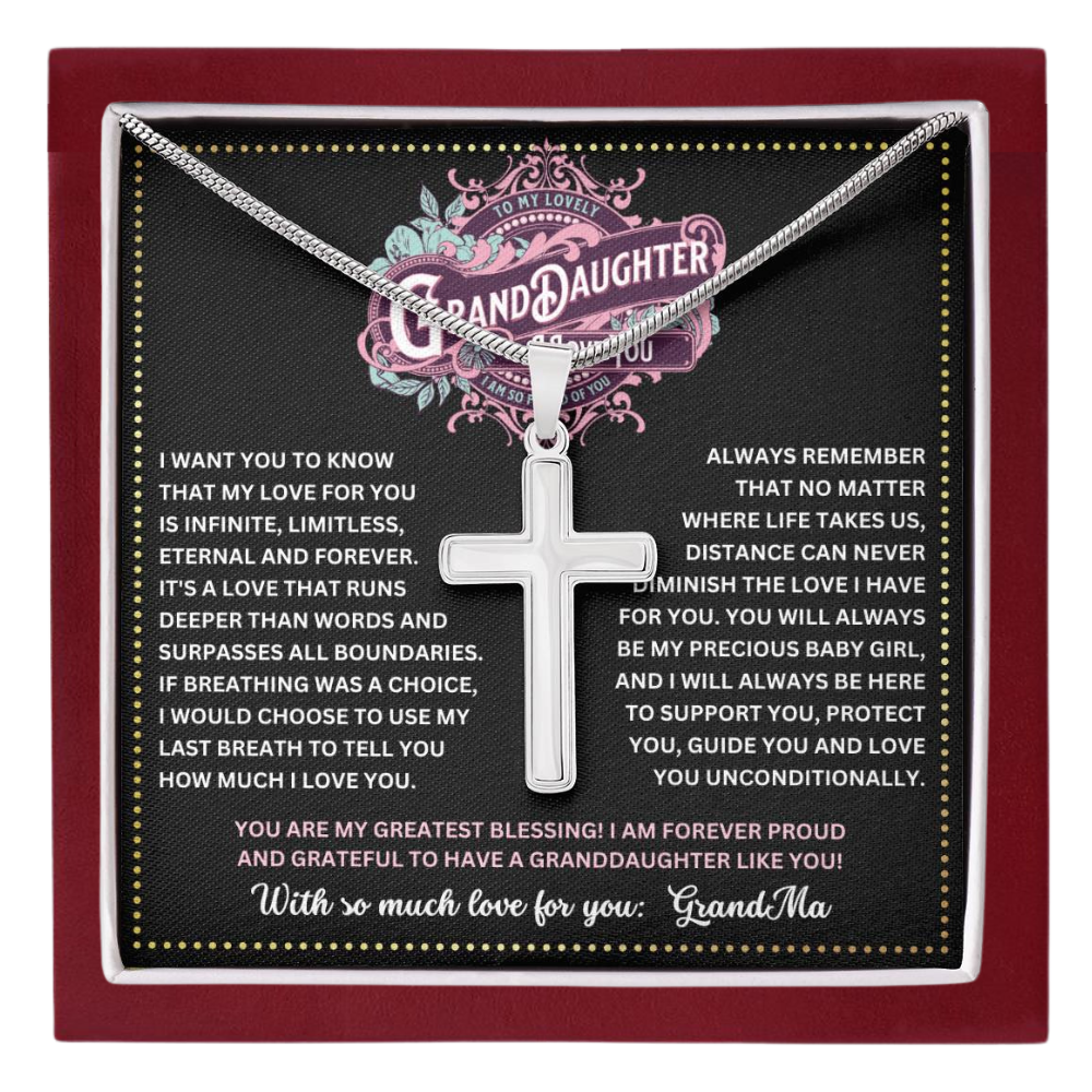 JGF Jewelry Gifts for Family To My GrandDaughter From GrandMa