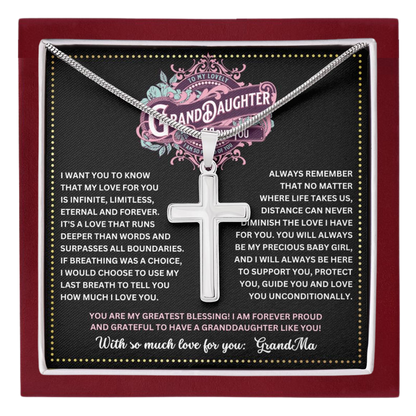 JGF Jewelry Gifts for Family To My GrandDaughter From GrandMa