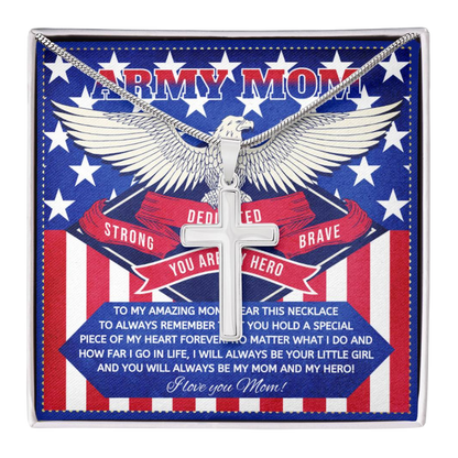 JGF Jewelry Gifts for Family US Military Mom Gifts Army from Son And Daughter