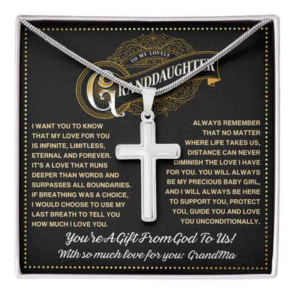 JGF Jewelry Gifts for Family To My Lovely GrandDaughter From GrandMa