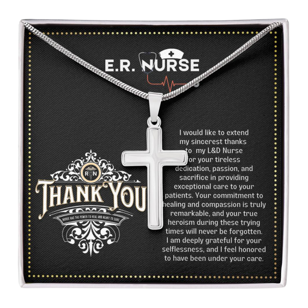 JGF Jewelry Gifts for Family Thank You ER Nurse