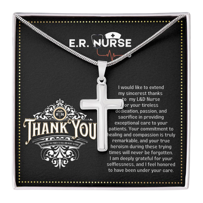 JGF Jewelry Gifts for Family Thank You ER Nurse