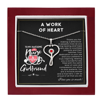 JGF Jewelry Gifts For Family My Girlfriend Is A Nurse Practitioner