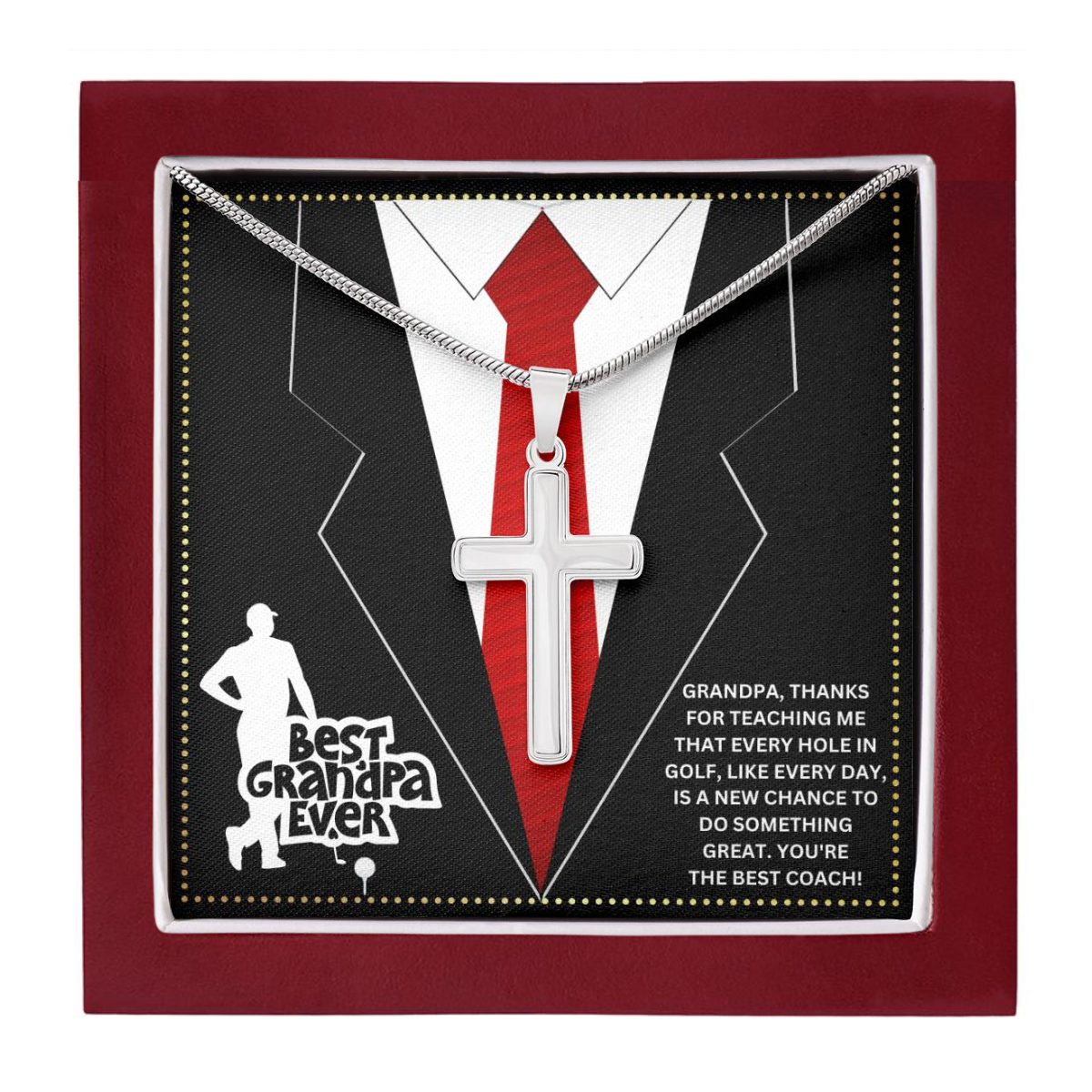 JGF Jewelry Gifts for Family New Grampy Fathers Day Card Gift From Granddaughter