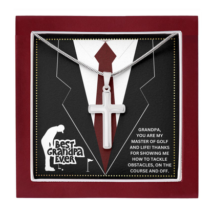 JGF Jewelry Gifts for Family Grandfather Golf Gift From Granddaughter Golfer Grandpa Birthday