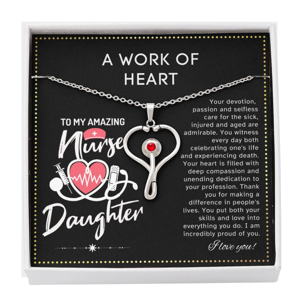 JGF Jewelry Gifts For Family Gifts For Daughter Who Is A Nurse Practitioner