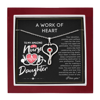 JGF Jewelry Gifts For Family Gifts For Daughter Who Is A Nurse Practitioner