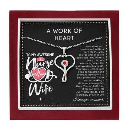 JGF Jewelry Gifts For Family Wife Nurse Practitioner Gifts For Women