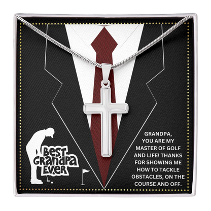 JGF Jewelry Gifts for Family Grandfather Golf Gift From Granddaughter Golfer Grandpa Birthday