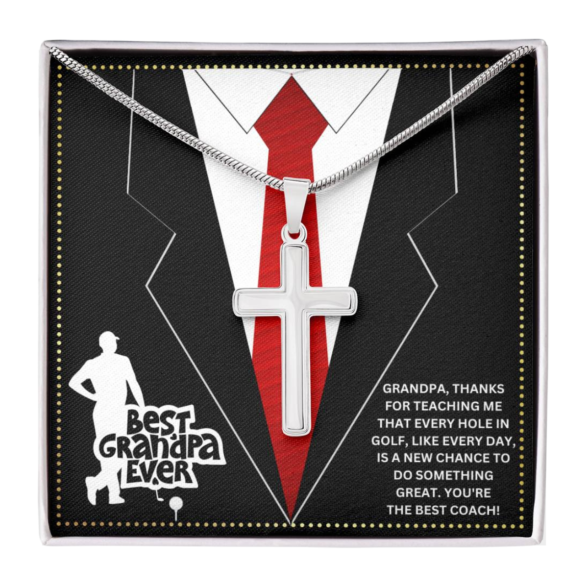 JGF Jewelry Gifts for Family New Grampy Fathers Day Card Gift From Granddaughter