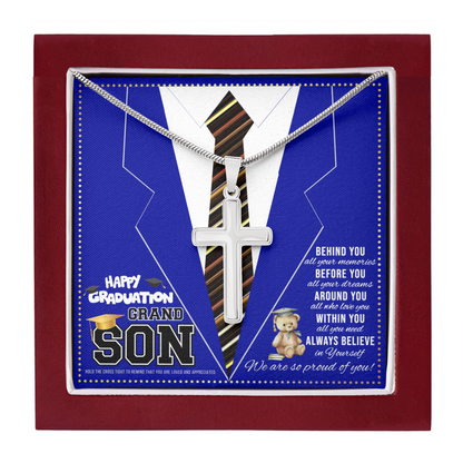 JGF Jewelry Gifts for Family University Graduation Grandson Gifts