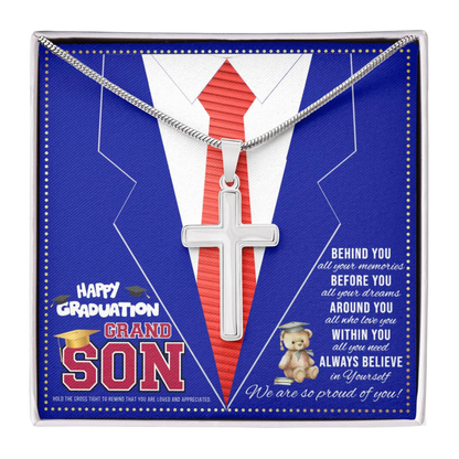 JGF Jewelry Gifts for Family 8th Grade Graduation Grandson Card For Him