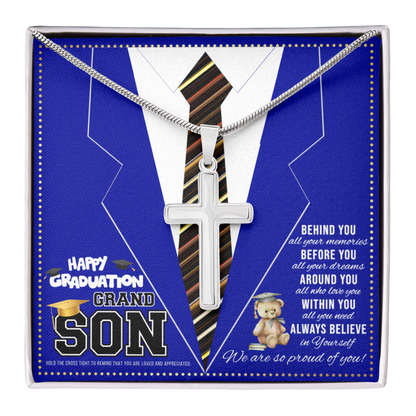 JGF Jewelry Gifts for Family University Graduation Grandson Gifts