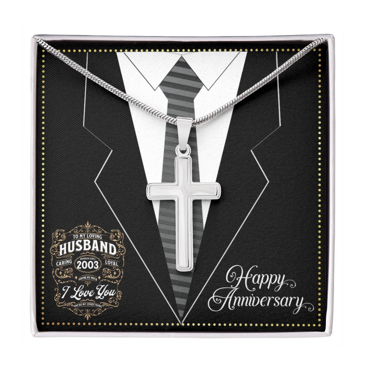 JGF Jewelry Gifts for Family We Still Do Together Since 2003 I Love You My Husband Anniversary Card