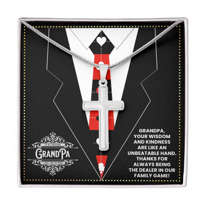 JGF Jewelry Gifts for Family Grandpa Casino Gifts For Men Who Play Poker From Granddaughter