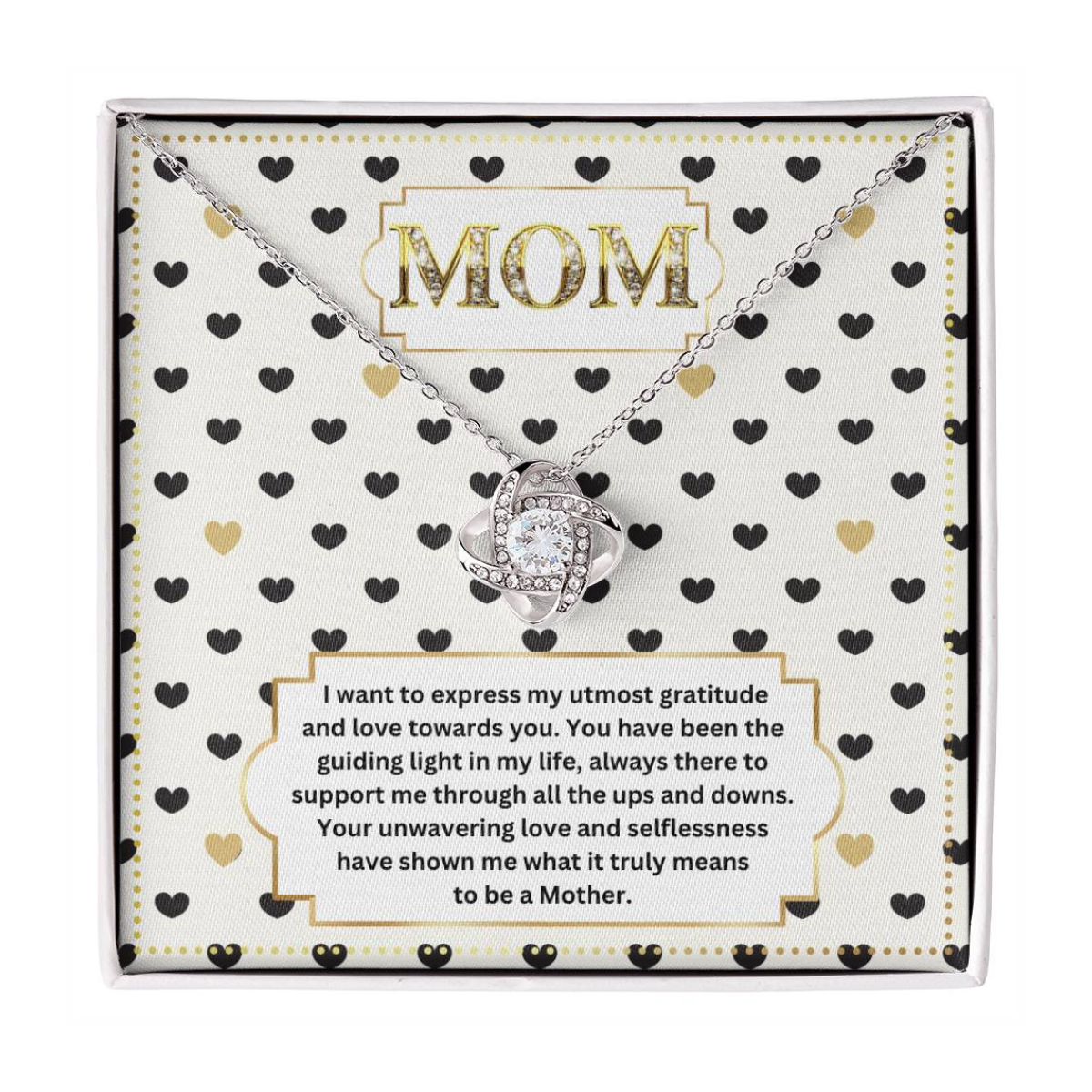 JGF Jewelry Gifts for Family My Mom I Love You Mommy Necklace From Son And Daughter