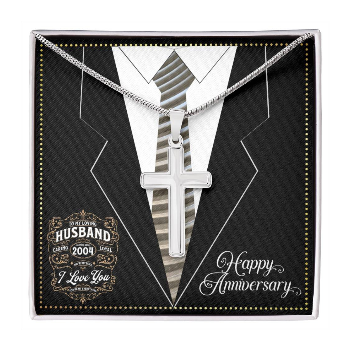 JGF Jewelry Gifts for Family We Still Do Together Since 2004 I Love You My Husband Anniversary Card