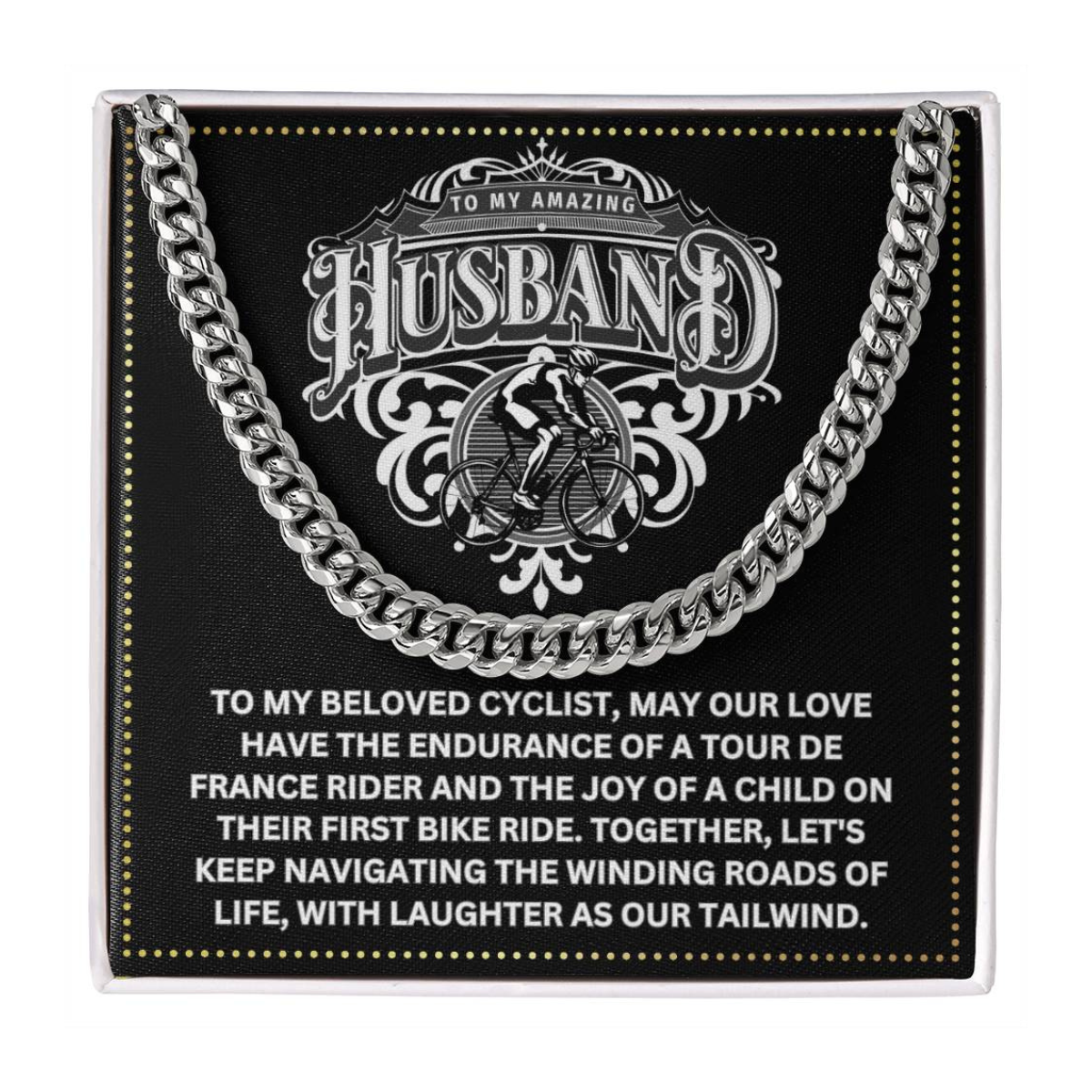 JGF Jewelry Gifts for Family Cyclist Husband Gifts 30 Year Old For Men